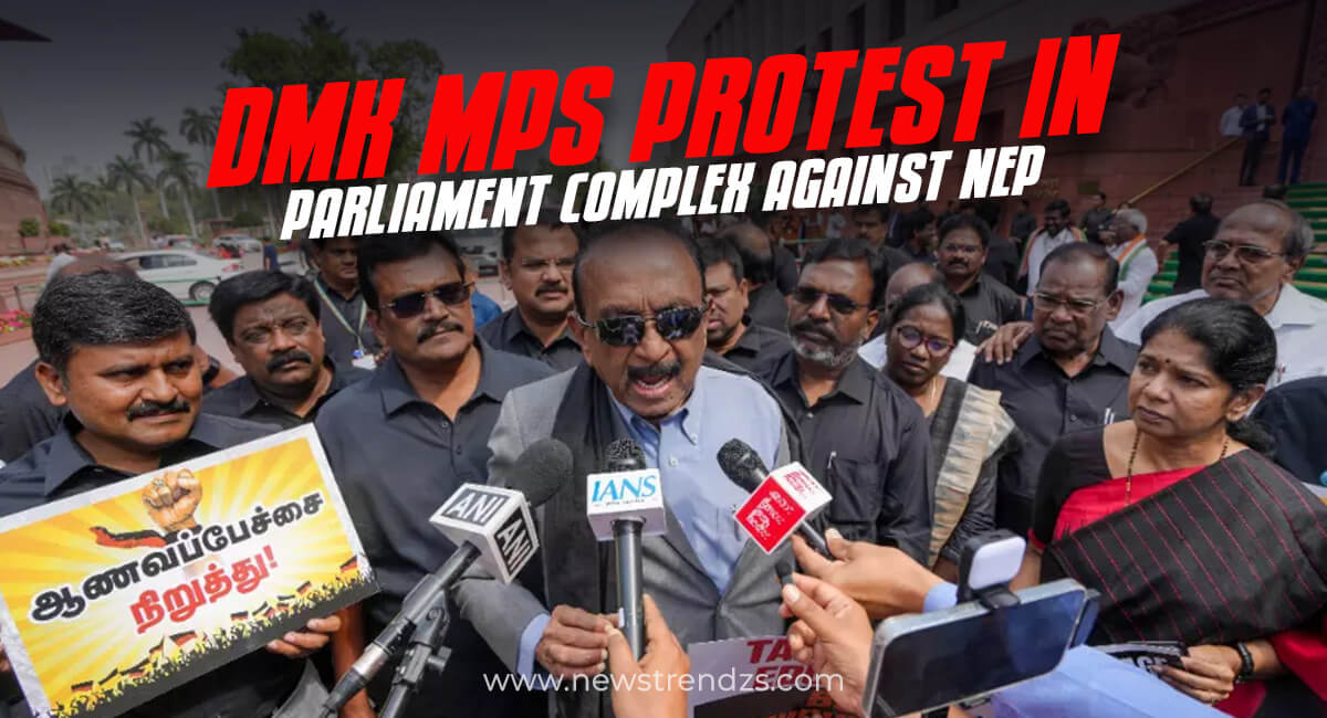 DMK MPs Protest in Parliament