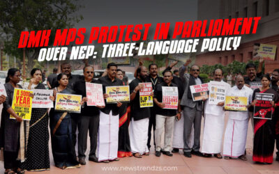 DMK MPs Protest in Parliament